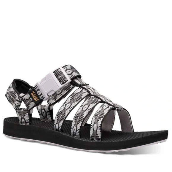 Teva 8 Dorado Canyon Black Iris Gladiator Sports Water Sandals Outdoors Tribal - Picture 2 of 12